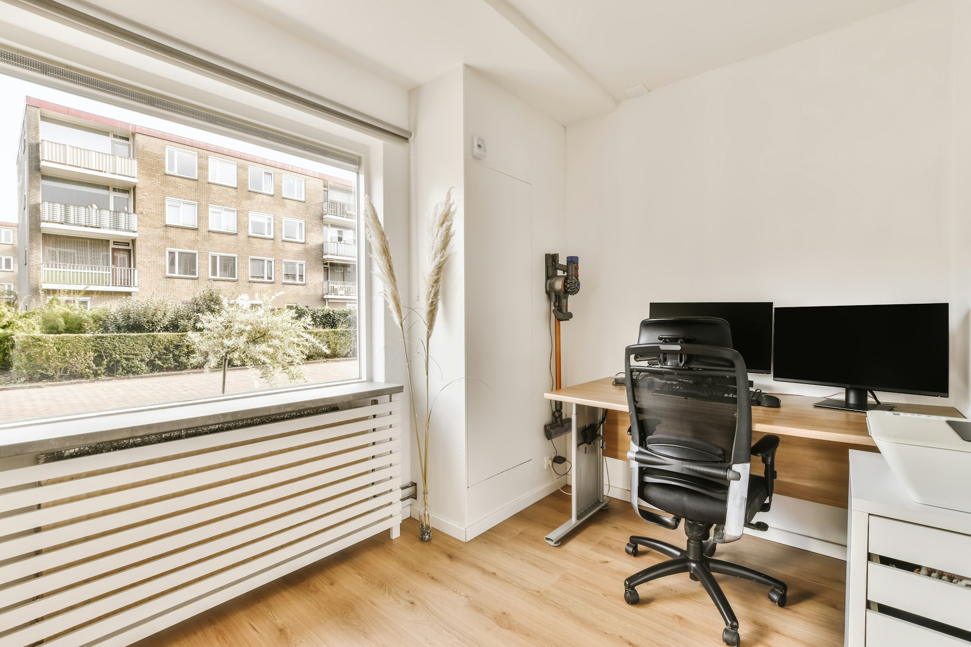 Office space near the window